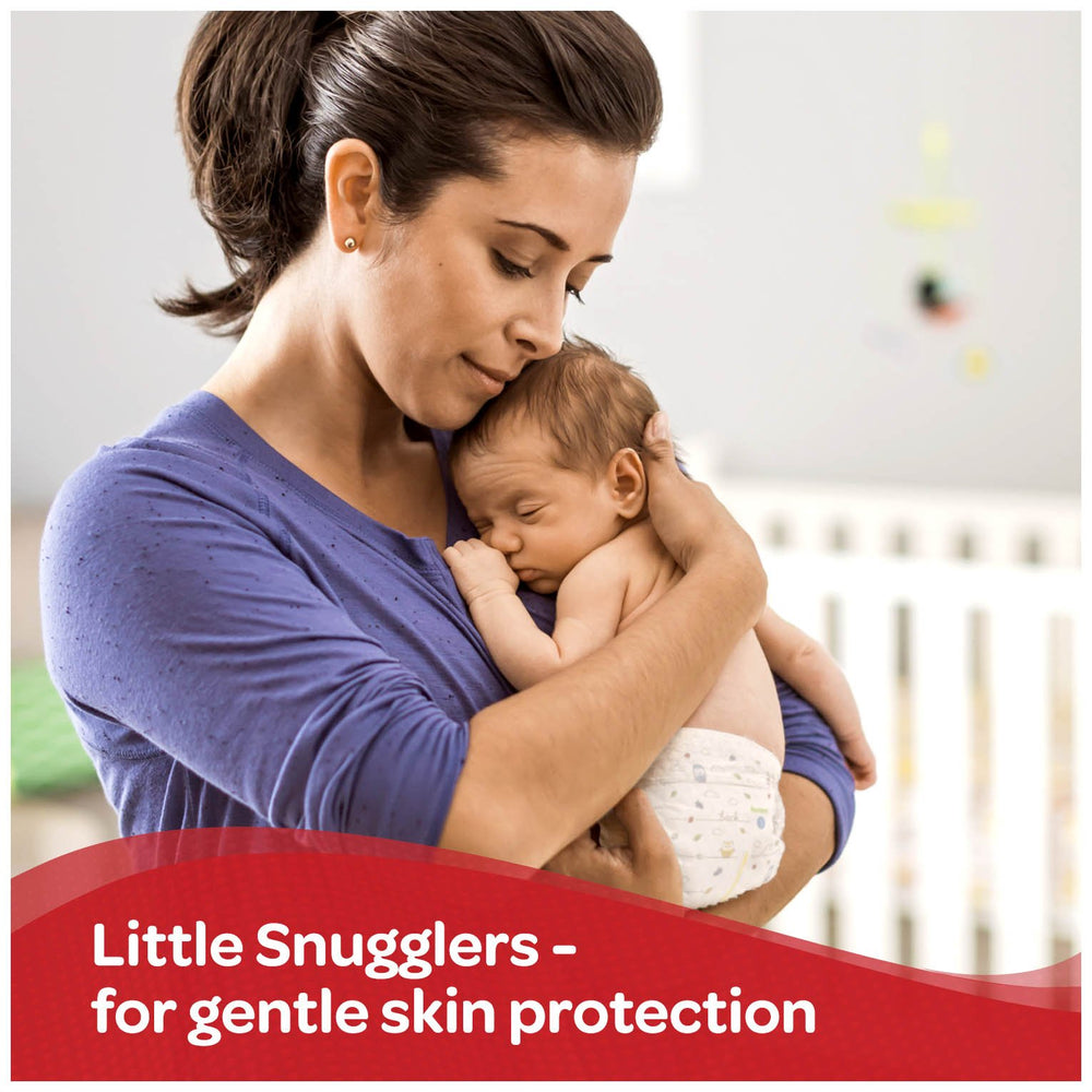 Huggies Gentle Care Preemies Wetness Indicator changes color when wet for quick checks.