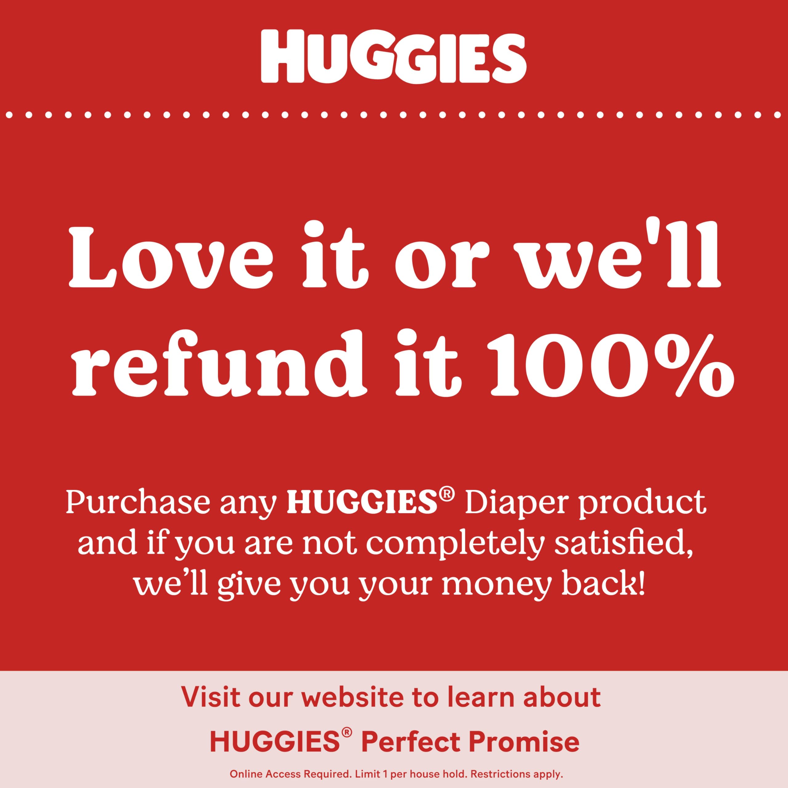 Huggies Little Movers blowout blocker feature helps prevent leaks