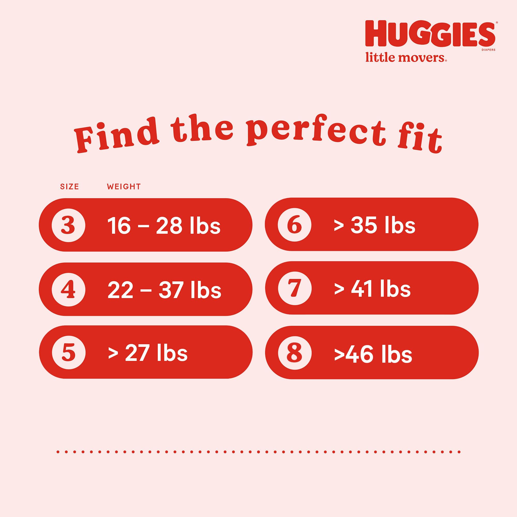 Huggies Little Movers fragrance-free design for sensitive skin comfort