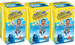 Huggies Little Swimmers XS swim diaper with water-friendly fit for pool play.