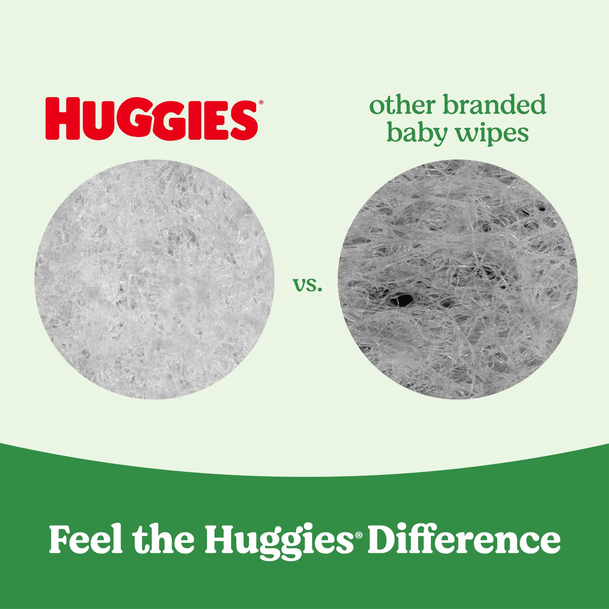 Huggies Natural Care Sensitive Wipes with Aloe and Vitamin E for soothing clean.
