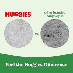 Huggies Natural Care Sensitive Wipes with Aloe and Vitamin E for soothing clean.