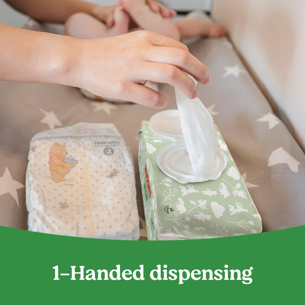 Huggies Dermatologist-tested hypoallergenic claim on Sensitive wipes.