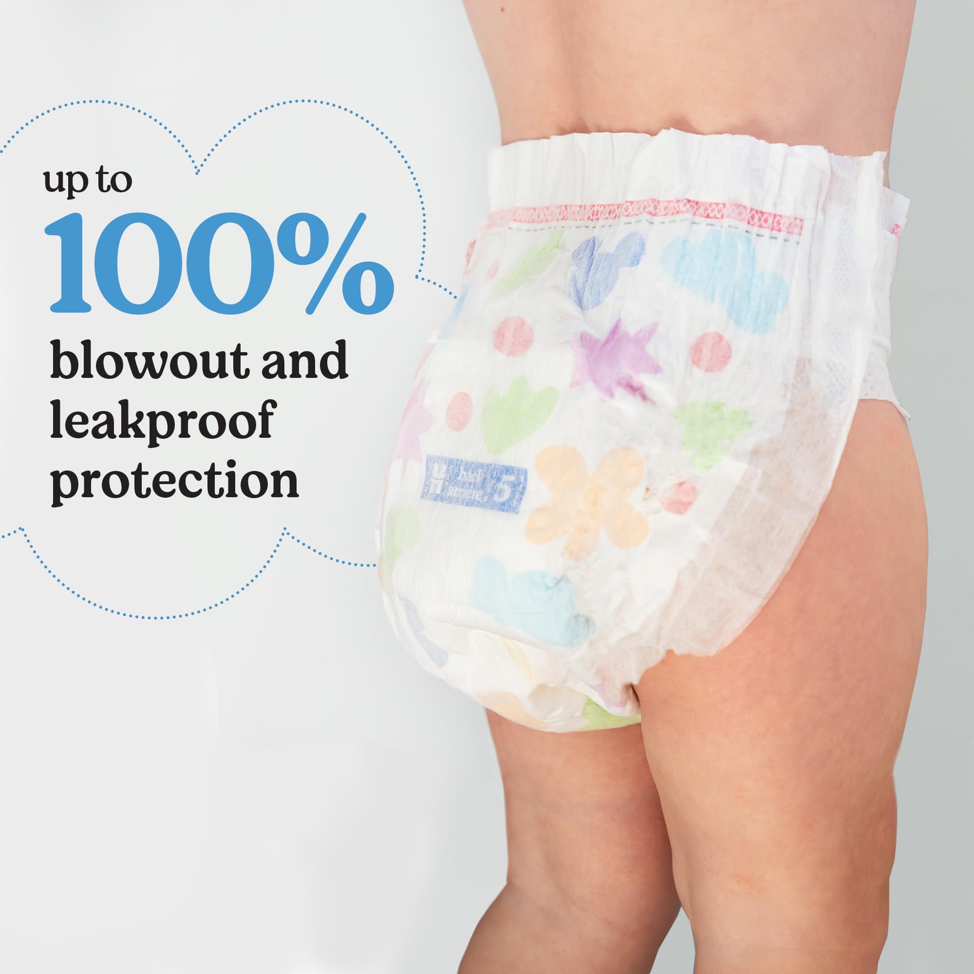 Huggies Snug & Dry Leak Lock offers strong leak protection