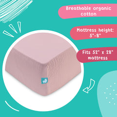 Hugs and Llamas 360-degree elastic fit keeps sheet in place