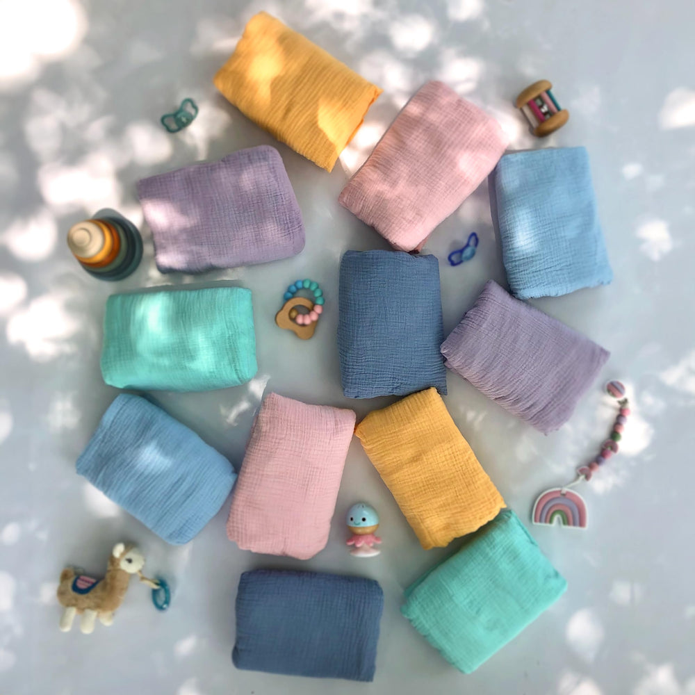Hugs and Llamas neutral crib sheet suitable for boys and girls