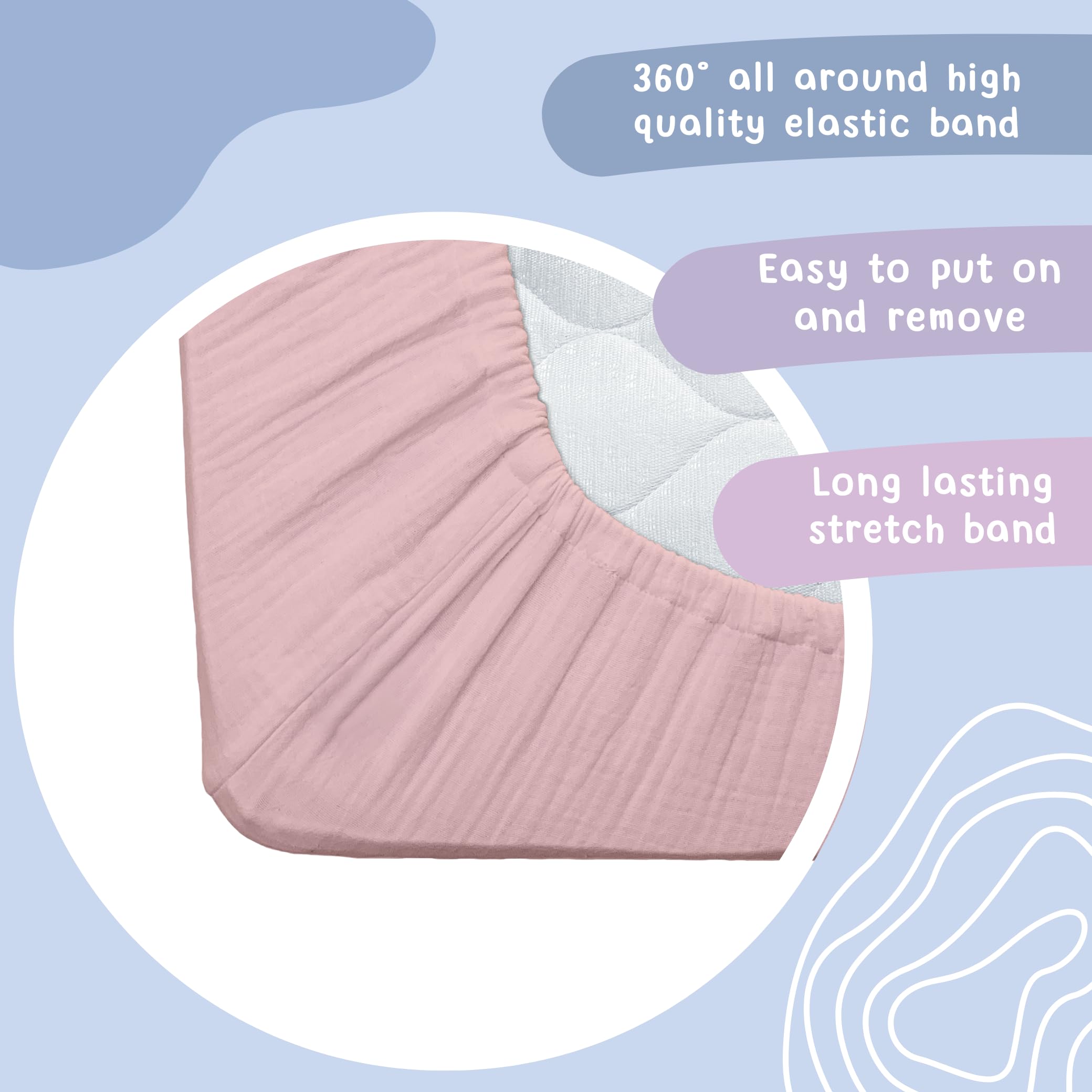 Hugs and Llamas organic crib sheet free from harmful chemicals