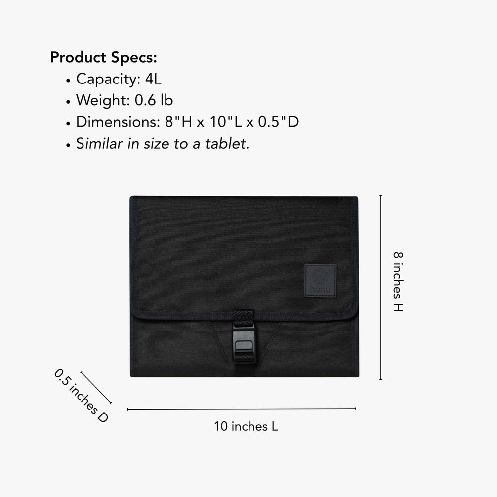 Huhu Baby Changing Wallet travel size folded for on the go use