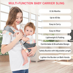 Huifen breathable mesh fabric, top-down view helps keep baby cool in heat.