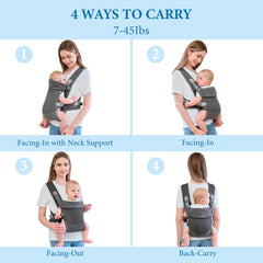 Huifen ergonomic lumbar support back view illustrates comfortable wear