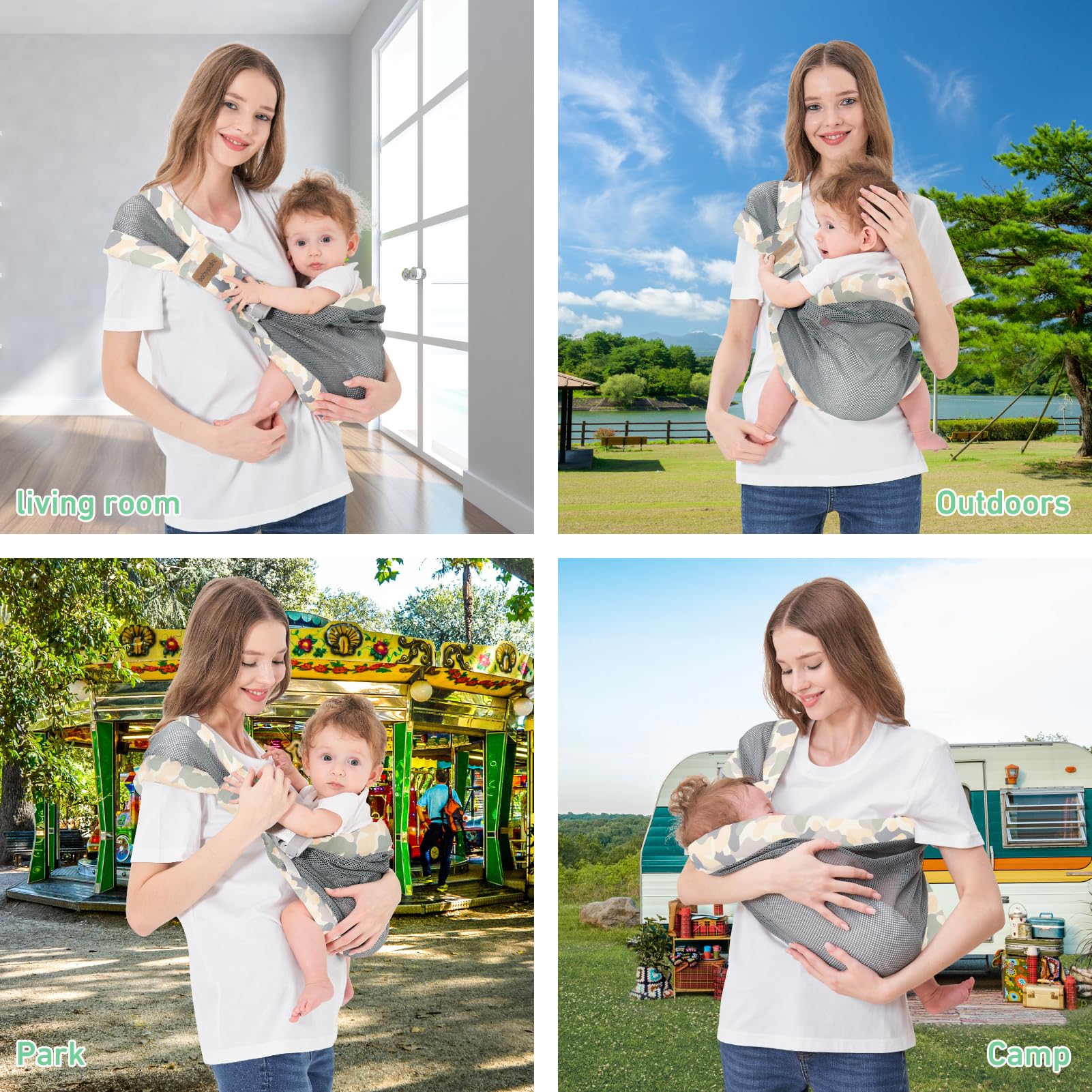 Huifen carrier for newborn to toddler 6-40 lbs offers versatile use.