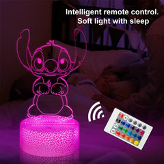 HUITANQIAN 3D Night Light acrylic panel creates vivid illusory effects for bedtime