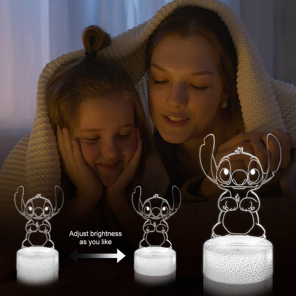 HUITANQIAN 3D Night Light USB cable enables flexible power options