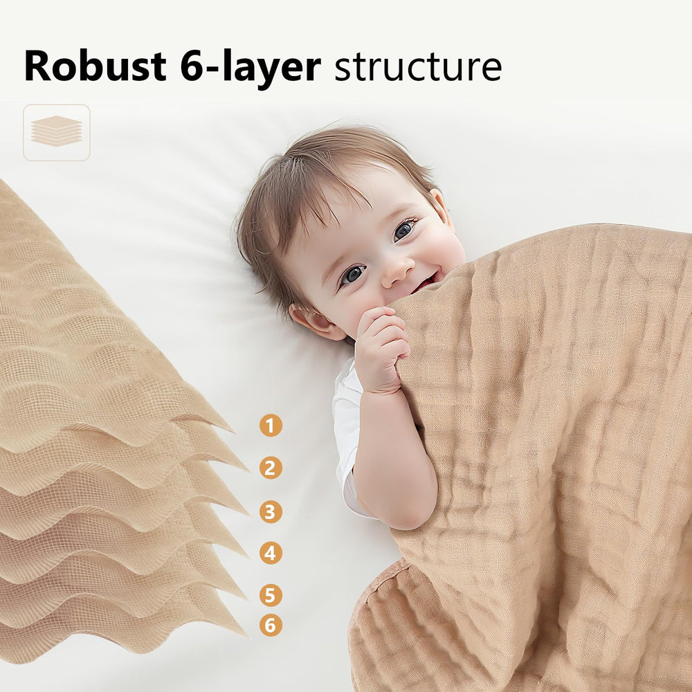 HUITAO 32x32 inch towel fully wraps newborns to toddlers