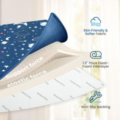 Huloo Sleep baby crawling tummy time mat in cozy space