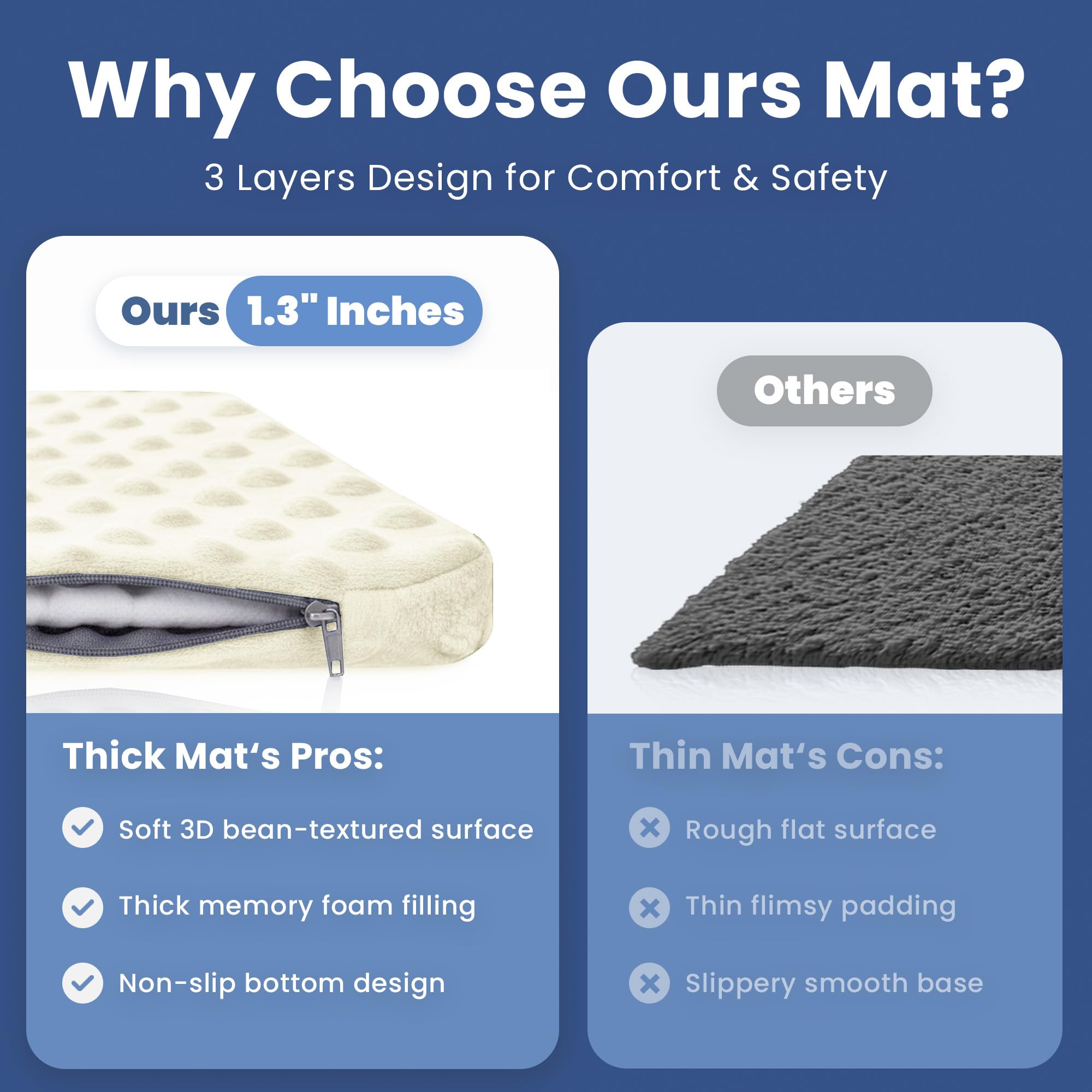 Huloo Sleep 3D Minky dot close-up showing soothing texture for calm play