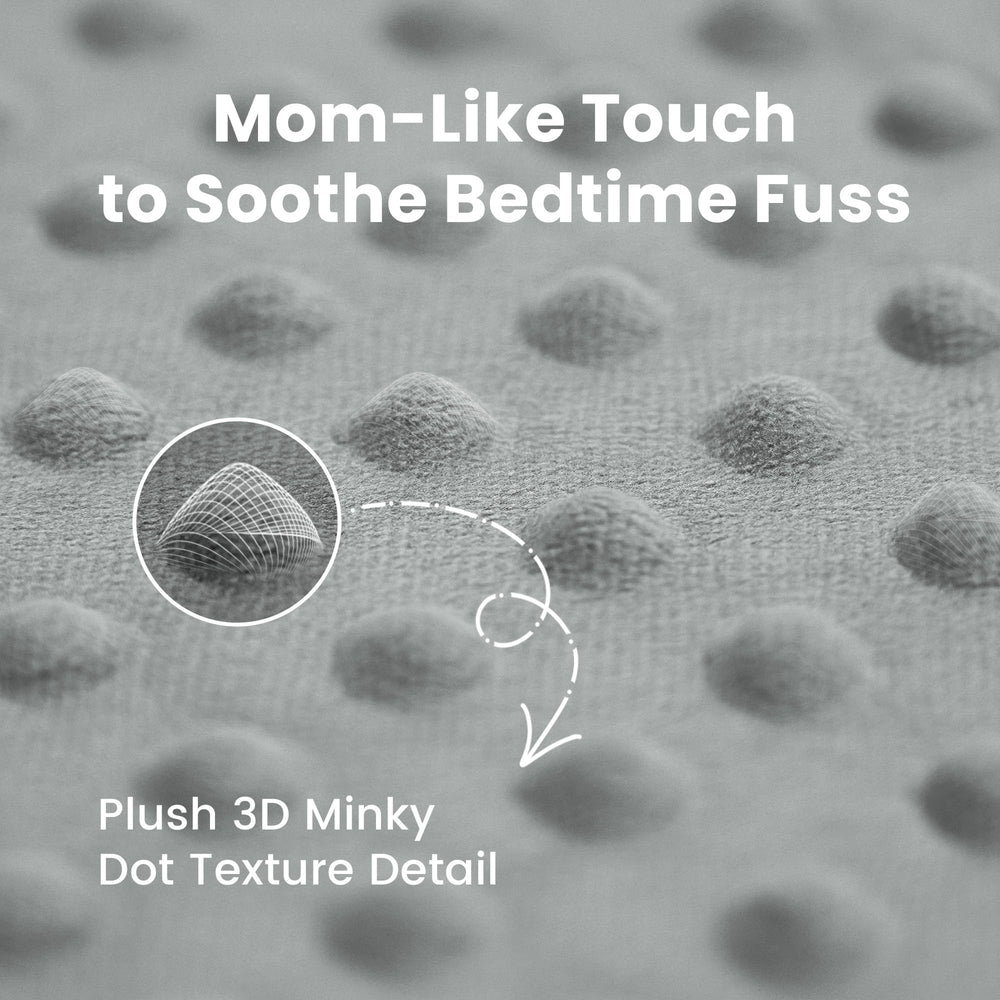 Huloo Sleep mat non-slip bottom keeps the surface secure during crawling.