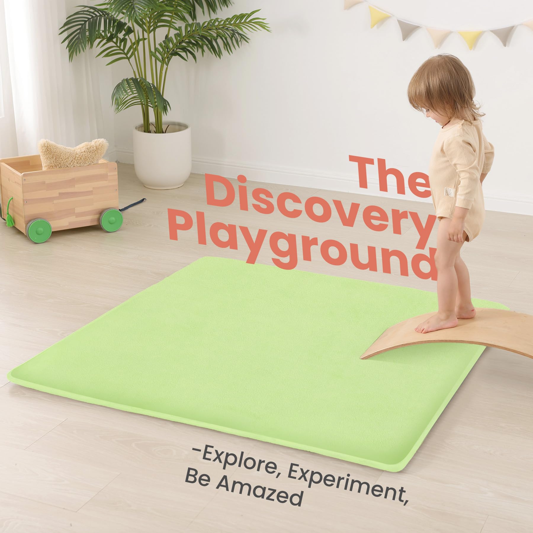 Huloo Sleep 50x50 layout demonstrates ample tummy time space