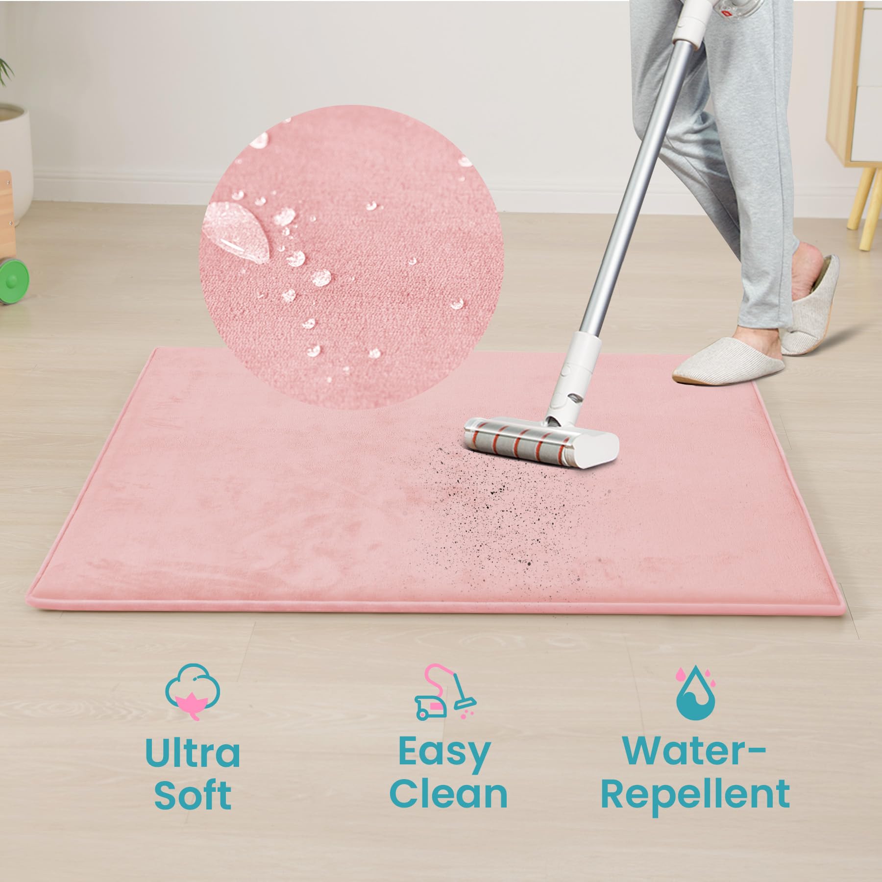Elasti Foam padding of Huloo Sleep mat cushions small tumbles.