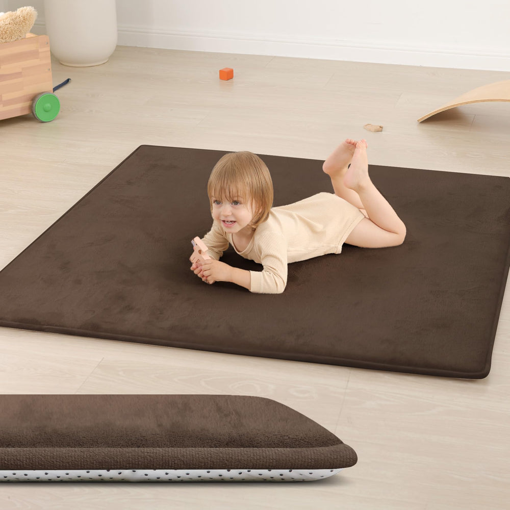 Huloo Sleep baby play mat with foam cushion for gentle floor play and cushion