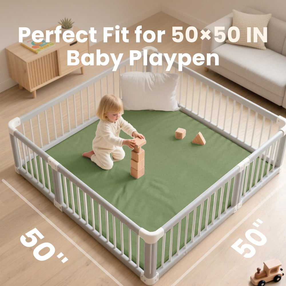 Huloo Sleep 1.3-inch padding highlights extra cushioning for tummy time