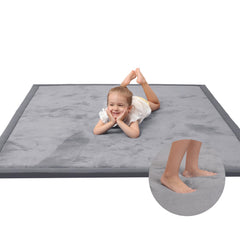Huloo Sleep Baby Play Mat with memory foam top for cushioned tummy time