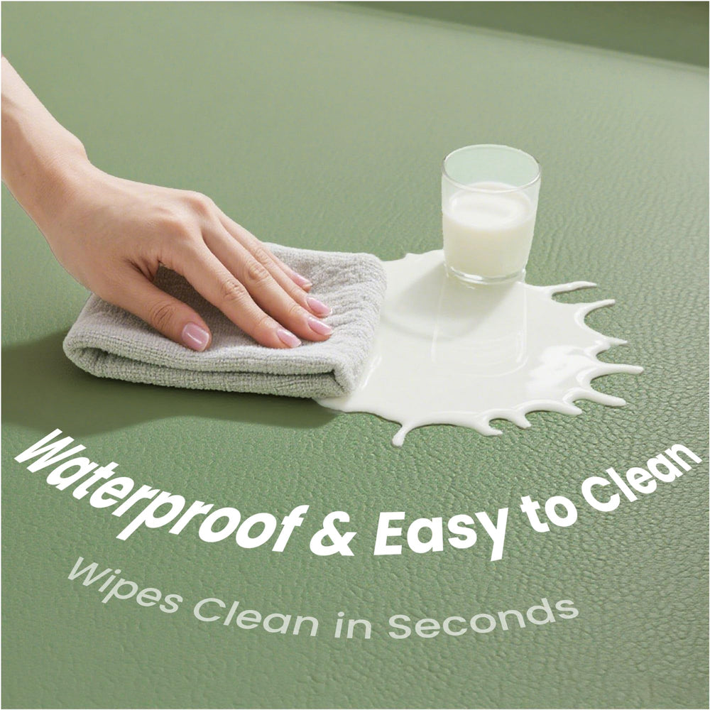 Huloo Sleep non-slip bottom keeps mat secure on hardwood floors