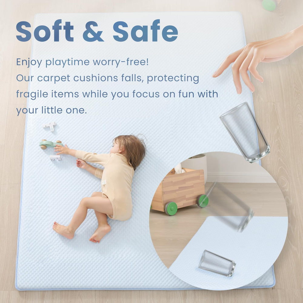 Huloo Sleep mat suits nurseries living rooms and playrooms with clean design