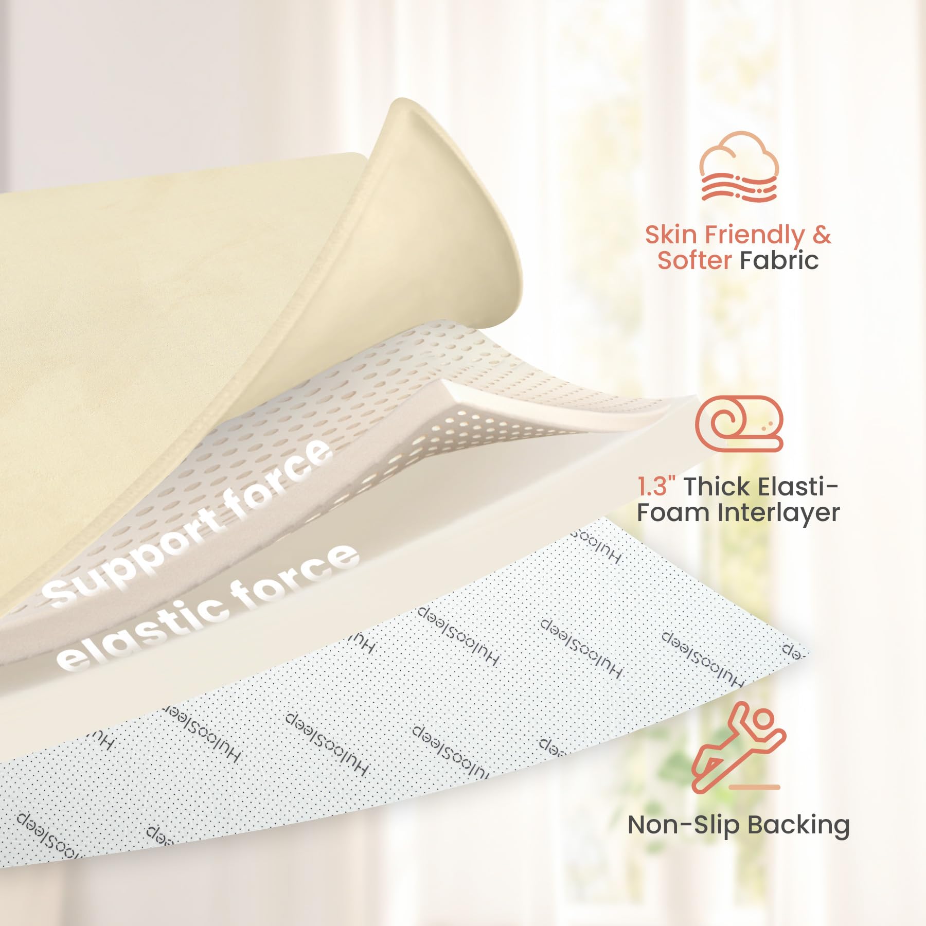 Huloo Sleep nursery-use mat offers versatile space for play, naps, and activities.
