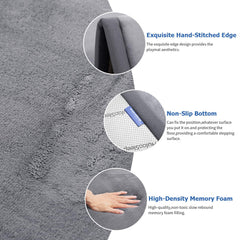Huloo Sleep baby play mat features soft coral velvet texture for cozy play.
