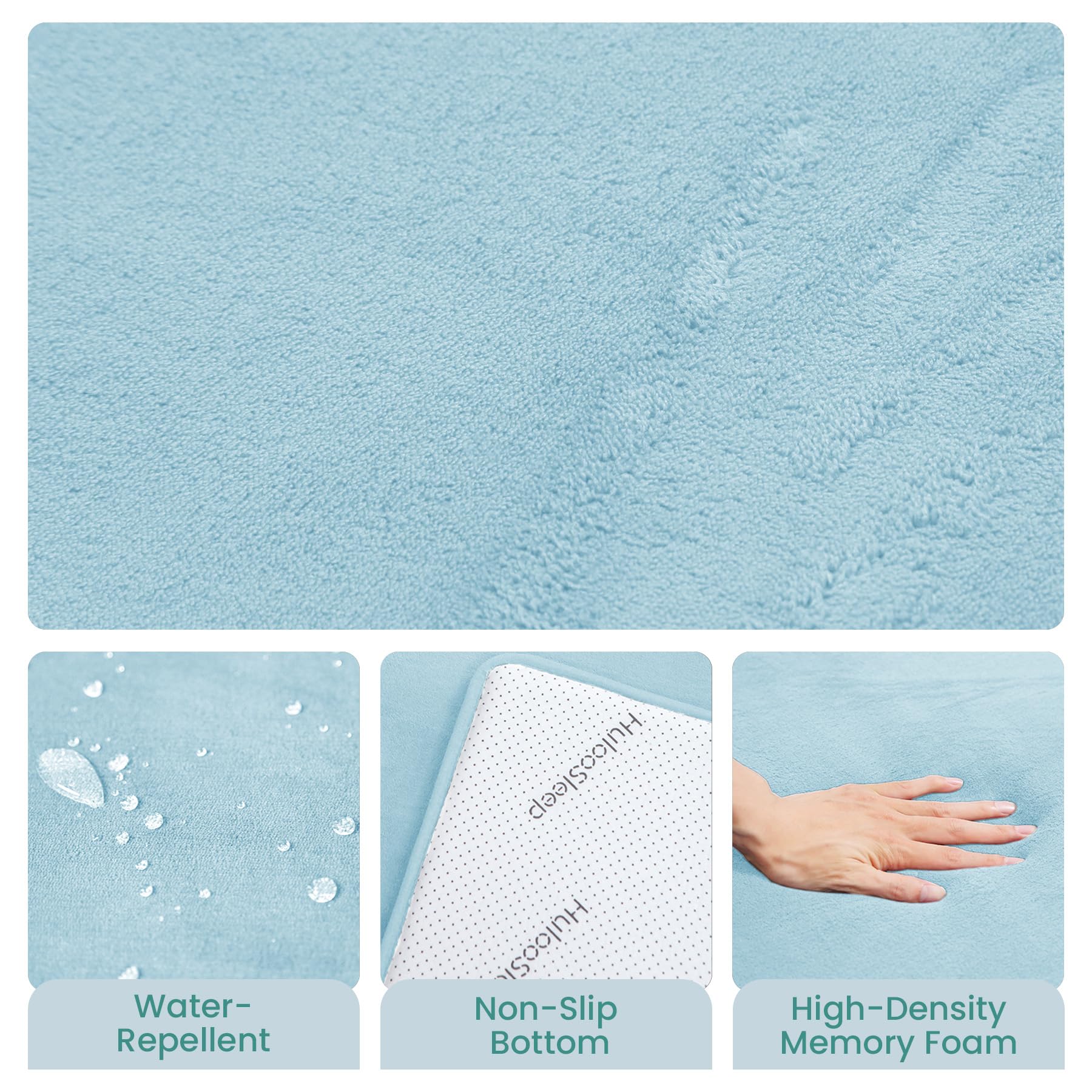Huloo Sleep coral velvet fabric is water-repellent and easy to wipe.