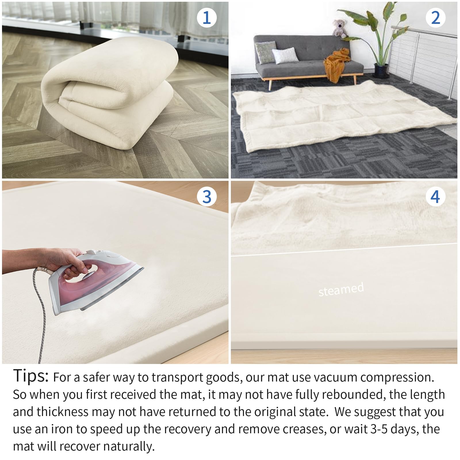 Huloo Sleep easy-care surface resists stains and cleans quickly