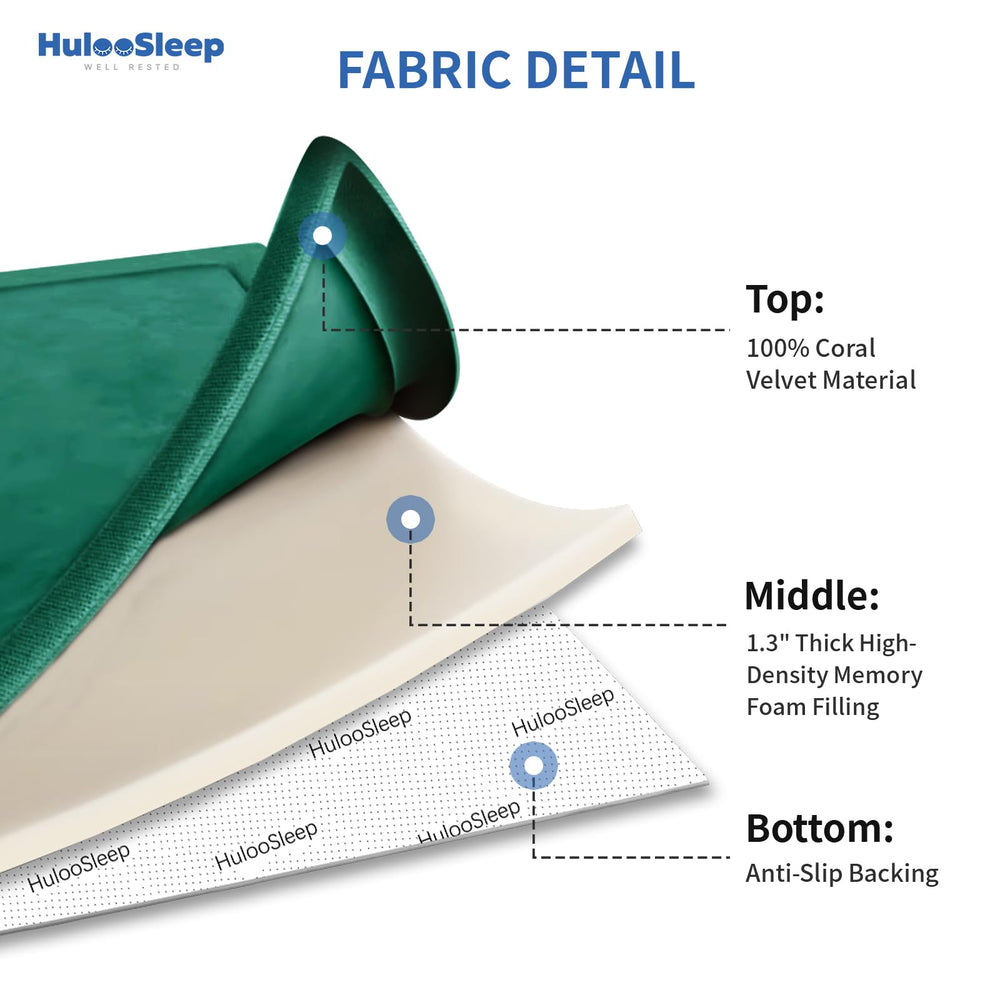 Huloo Sleep easy-clean mat resists stains for quick maintenance