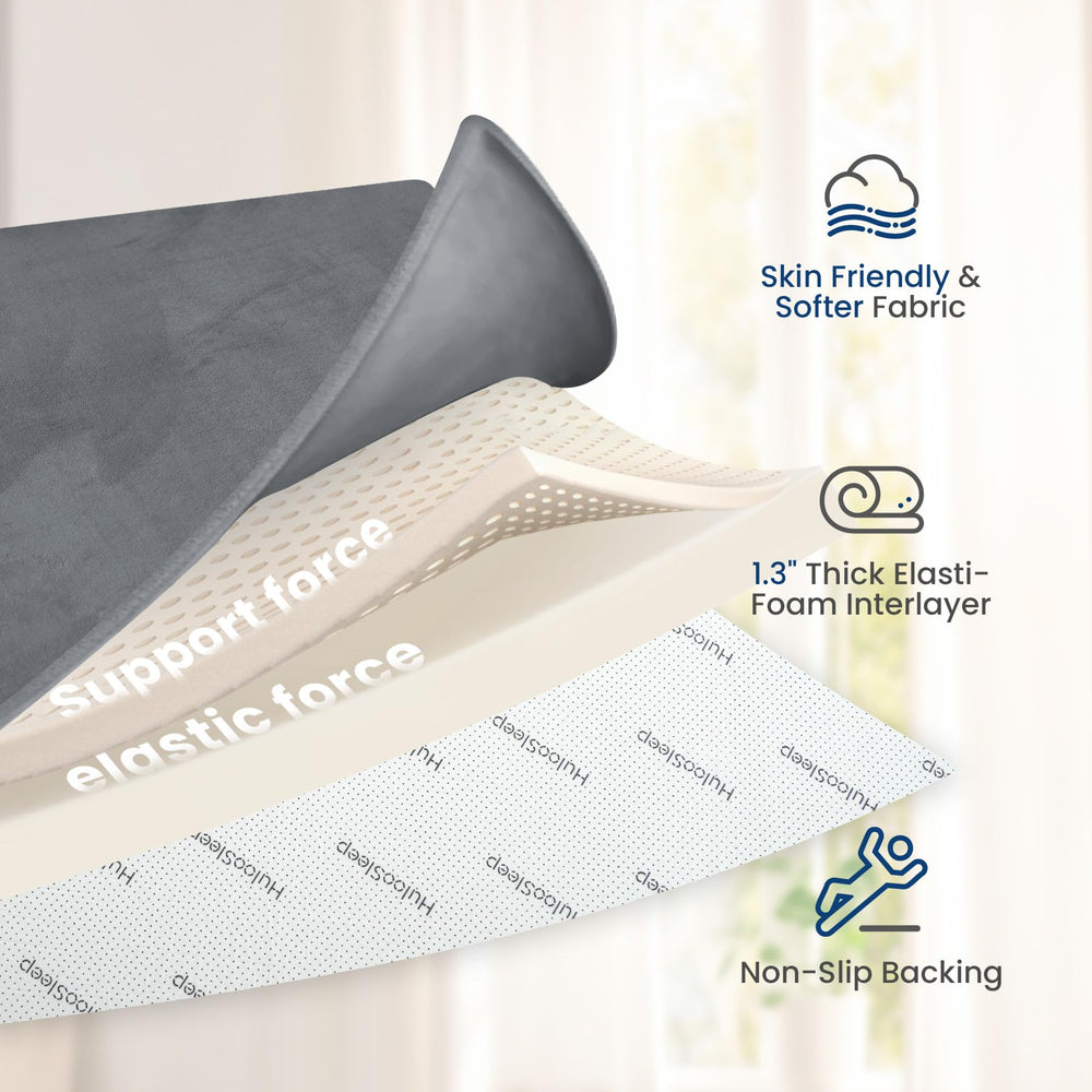 Huloo Sleep easy-care surface cleans quickly after spills