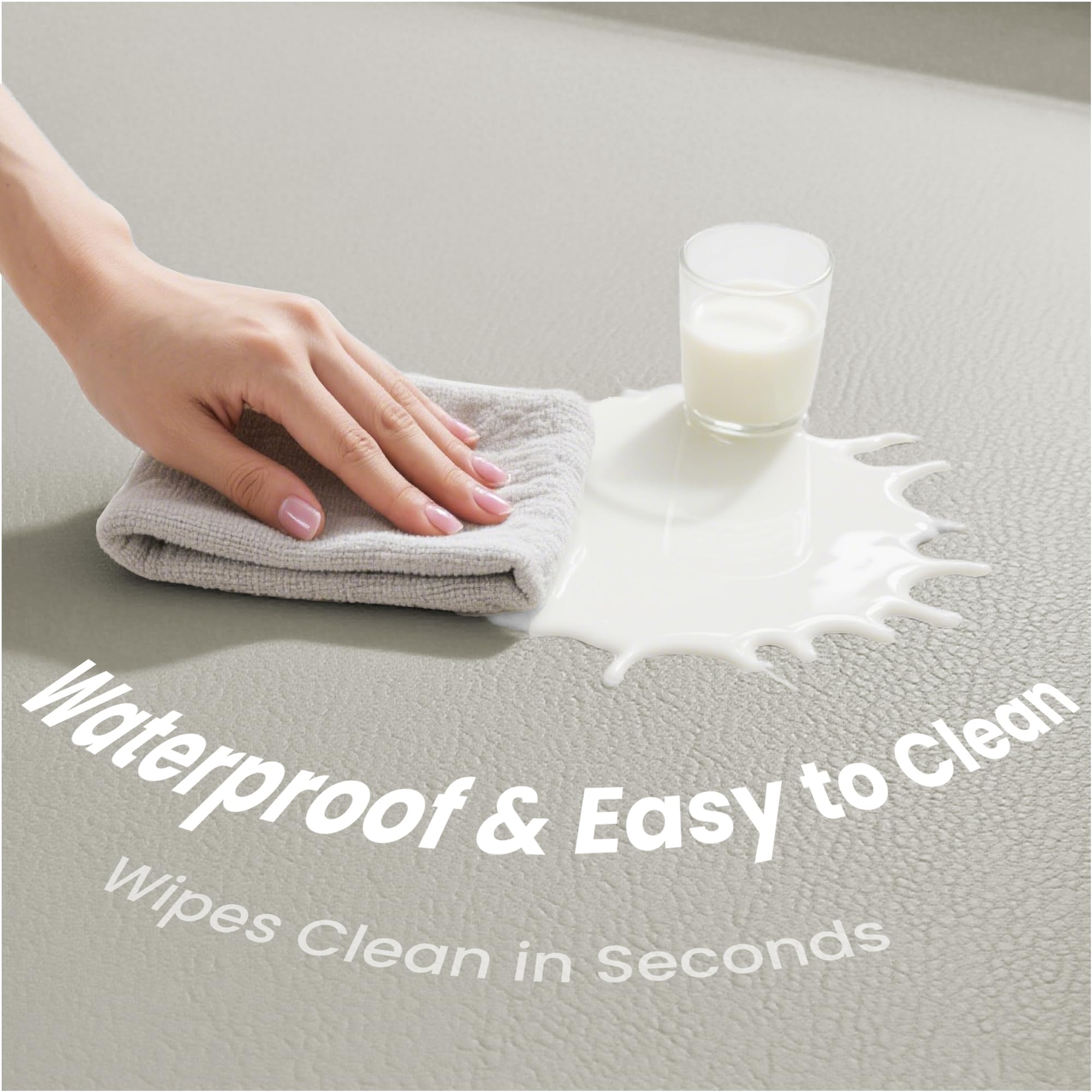 Huloo Sleep easy-clean surface simplifies spills and messes after play.