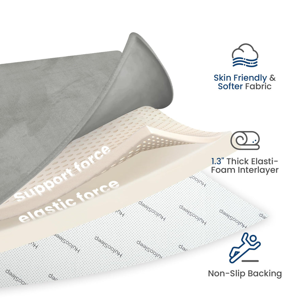Huloo Sleep easy-to-clean surface helps busy parents maintain freshness.