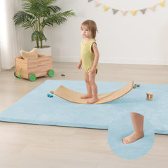 Huloo Sleep Elasti-Foam 1.3-inch cushion provides cloud-like support.