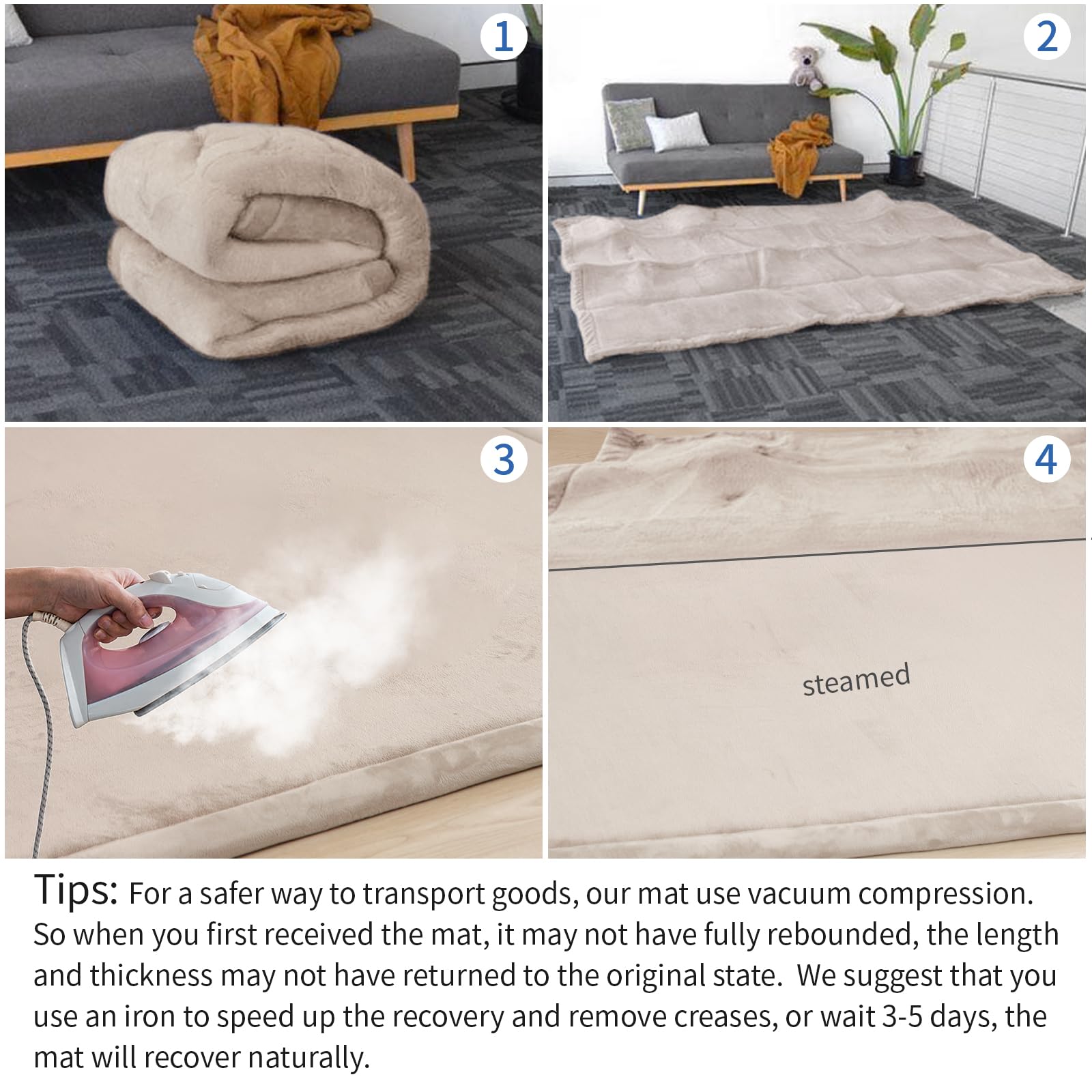 Huloo Sleep floor protector cushions play and protects floors.