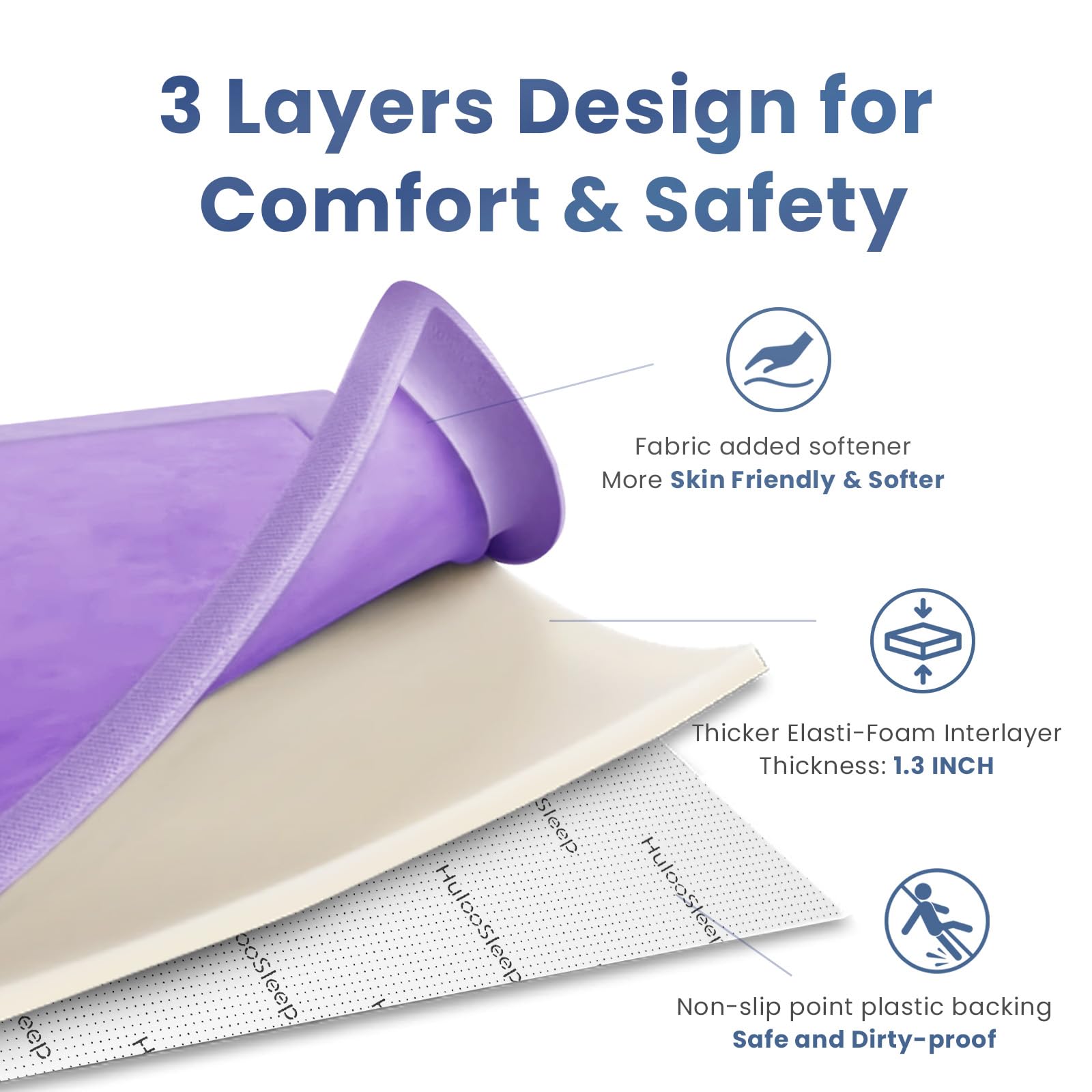 Huloo Sleep foldable design makes storage quick and simple.