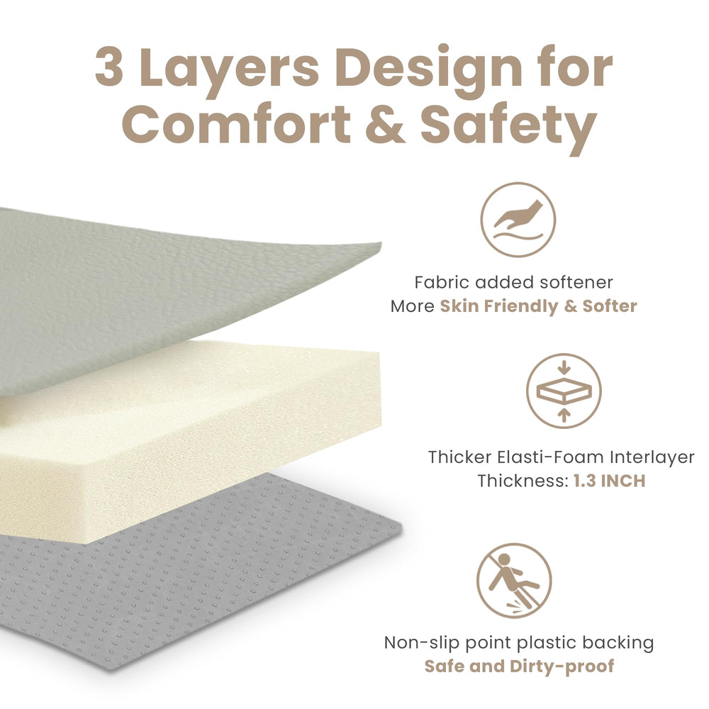 Huloo Sleep versatile mat for indoor and outdoor use with kids.