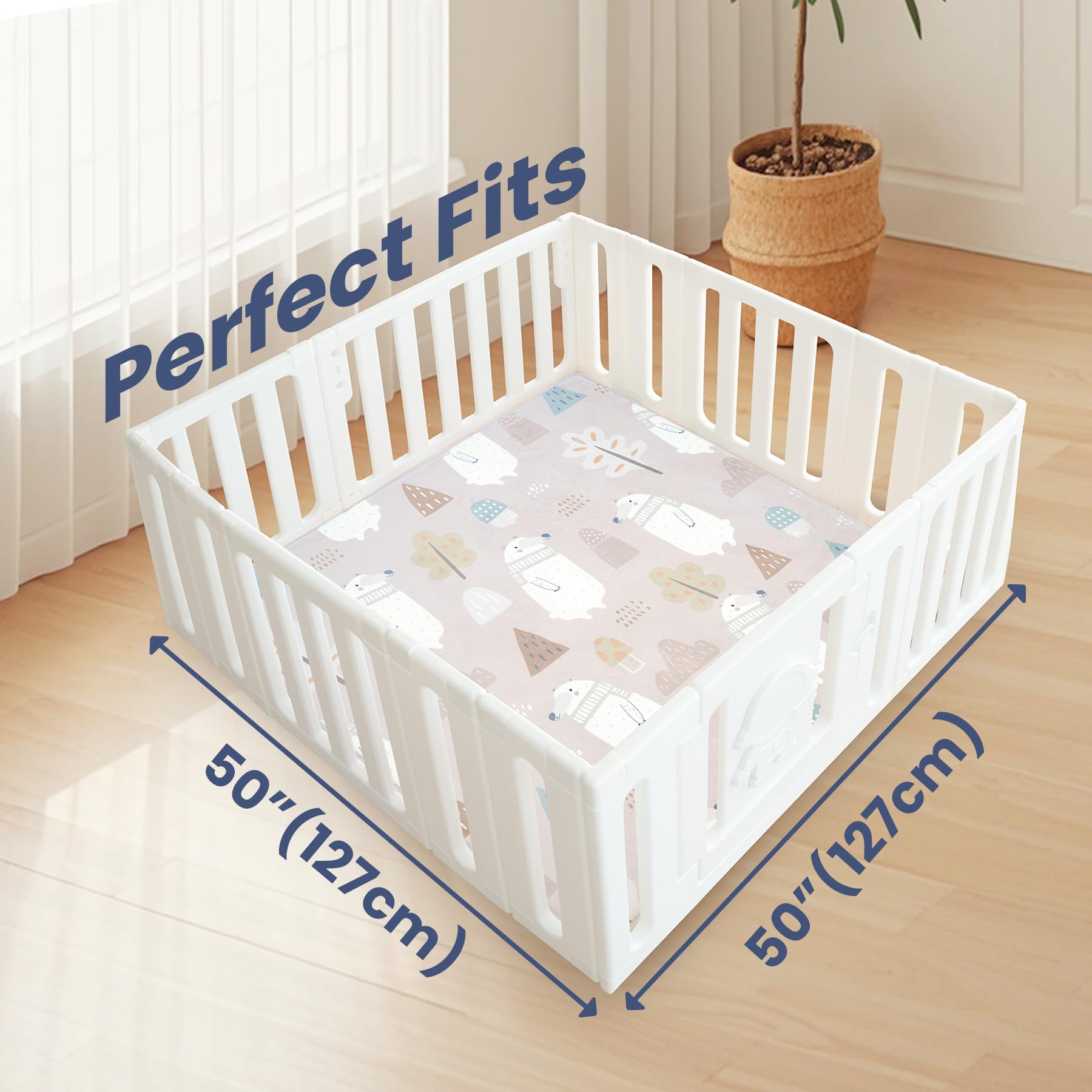 Huloo Sleep Multipurpose nursery mat doubles as a cozy floor cushion.