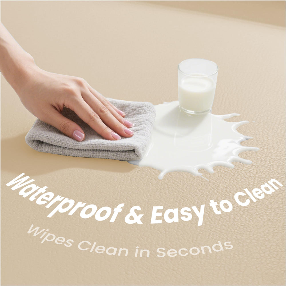 Huloo Sleep non-toxic materials create a safe surface for infants on the mat.