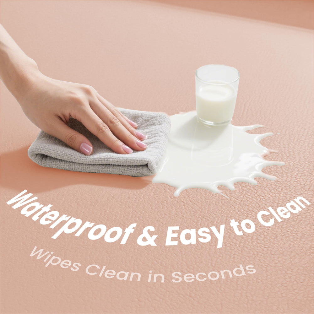 Non-toxic materials used in Huloo Sleep pink play mat