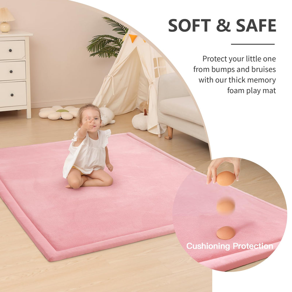 Huloo Sleep mat non-slip bottom detail ensuring secure play.