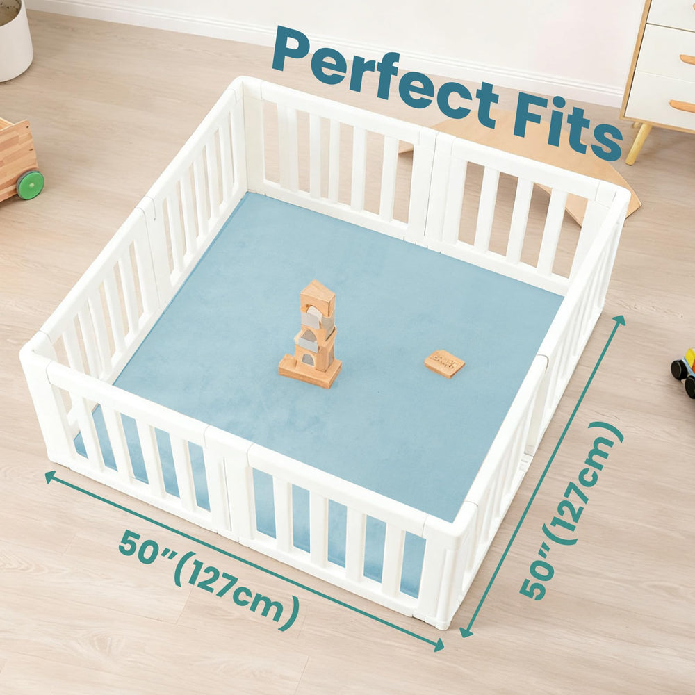 Huloo Sleep nursery rug option adds soft warmth to rooms.