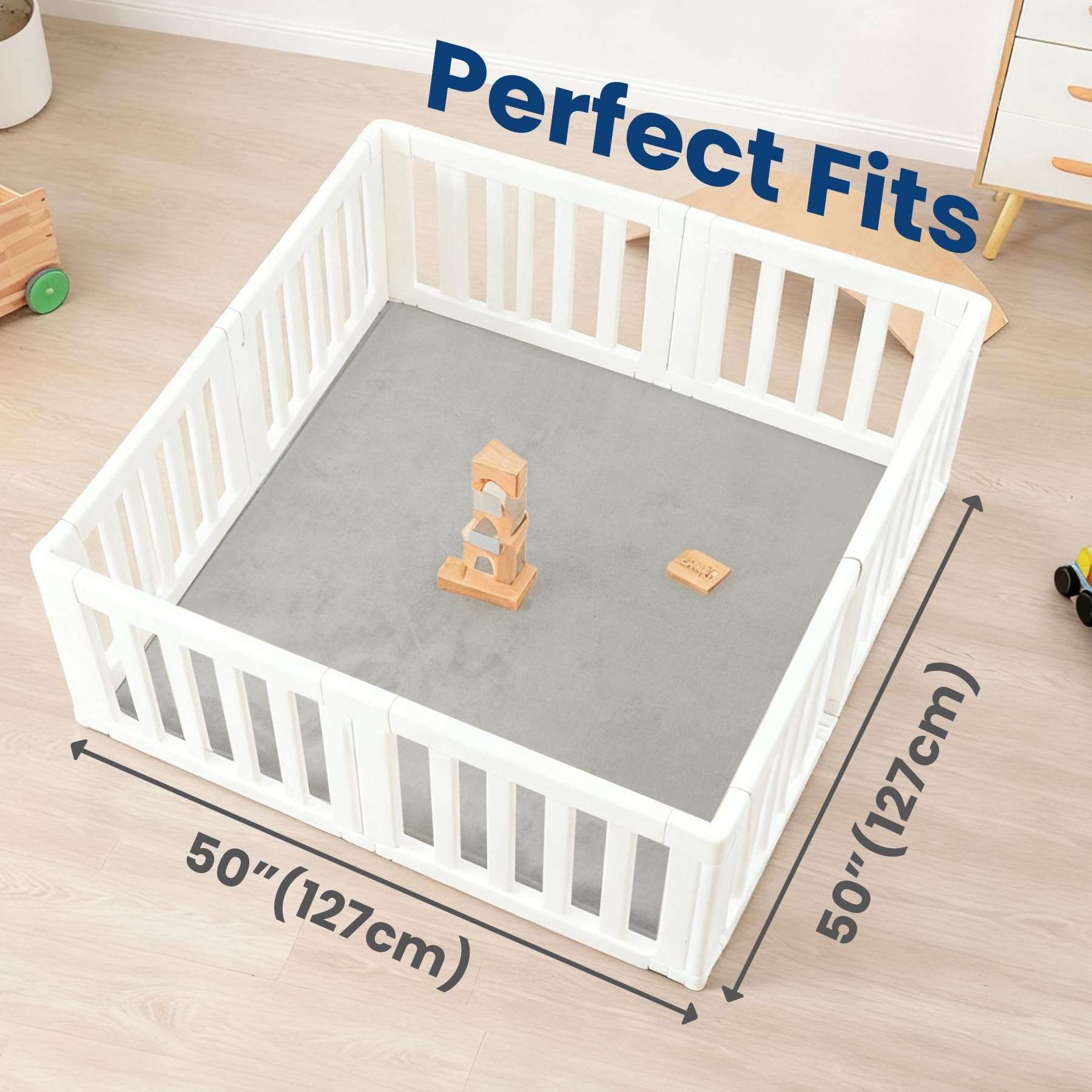 Huloo Sleep playmat supports tummy time and play on a soft surface.