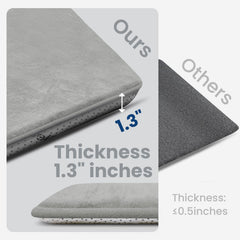 Huloo Sleep playmat features water-repellent fabric for easy cleanup.