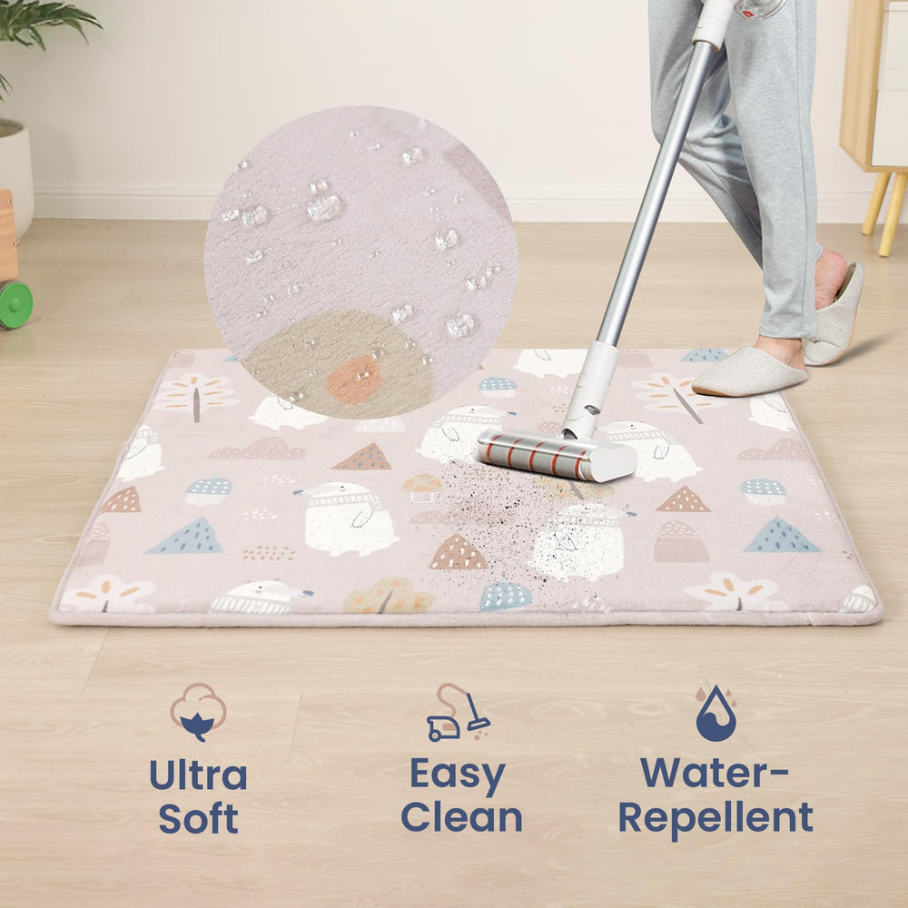 Huloo Sleep Playpen-compatible mat fits most indoor tents.