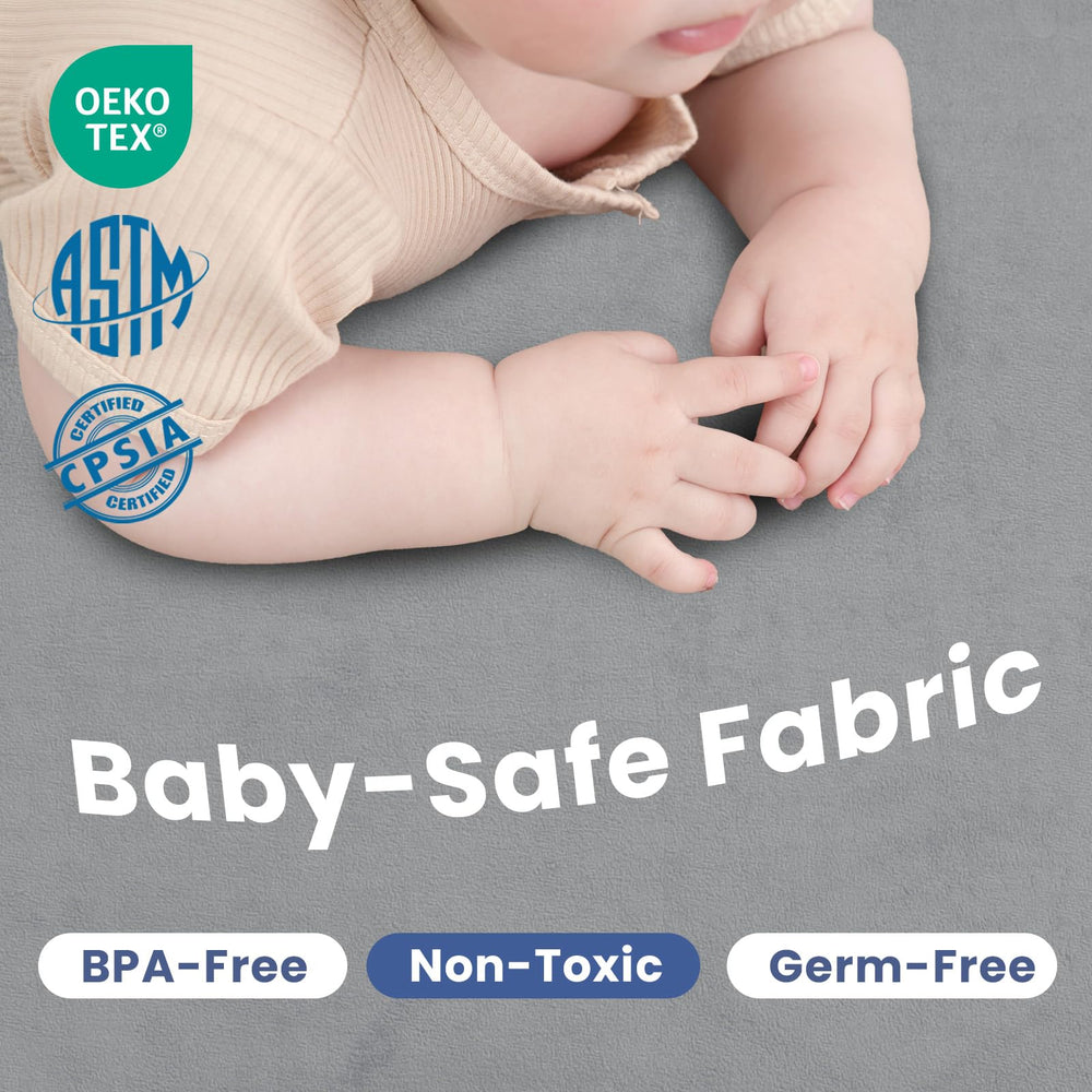 Huloo Sleep safe-certified baby mat for peace of mind during play