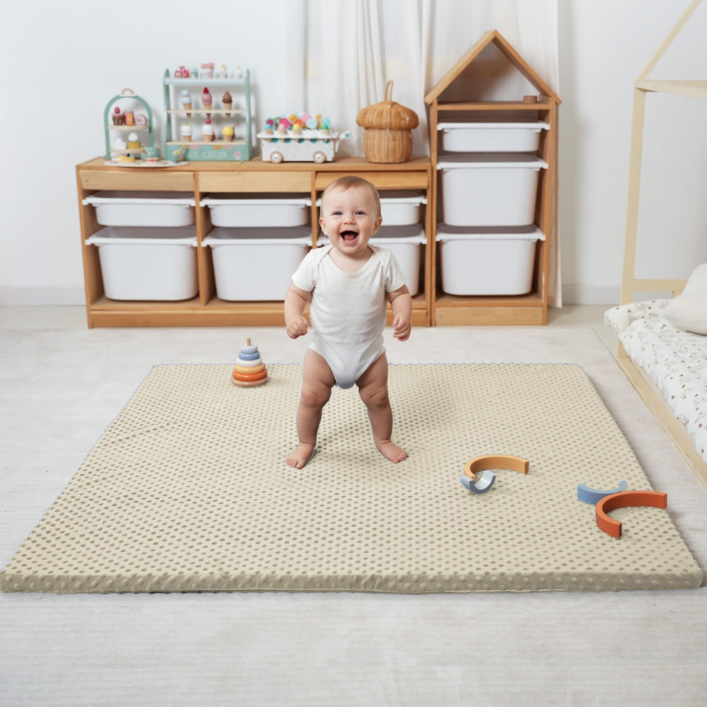 Huloo Sleep large 50x50 inch mat fits playpens and living spaces
